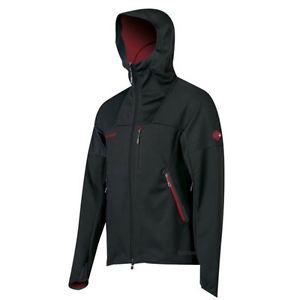 ULTIMATE HOODY Jacket MEN, black-dark-inferno,Windstopper, Skitouren- u. Wanderj