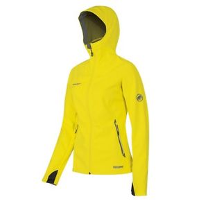 ULTIMATE HOODY WOMEN, sunglow, MAMMUT, Softshelljacke, Windstopper, Kapuzenjacke