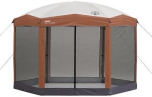 Coleman 12-by-10-foot Hex Instant Screened Canopy/Gazebo