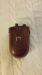 Vintage Ladies Piggyback Leather Sandwich Case Foxhunting Side Saddle