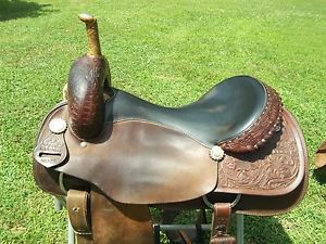 Cutting Saddle/ Custom Bob Marshall 17 Inch Padded Seat