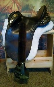 Syd Hill Genuine Australian 15" Super Drafter Poley Saddle with pad