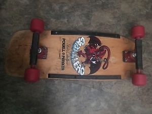 Vintage Caballero Powell Peralta Bones Brigade OG Pig Skateboard With Indys