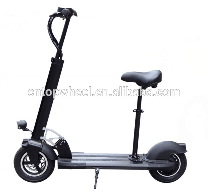 10 inch big wheel WIth seat For adult mobility two wheels electric kick scooter