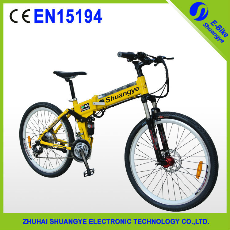 26" 36V folding bike mountain electric bike