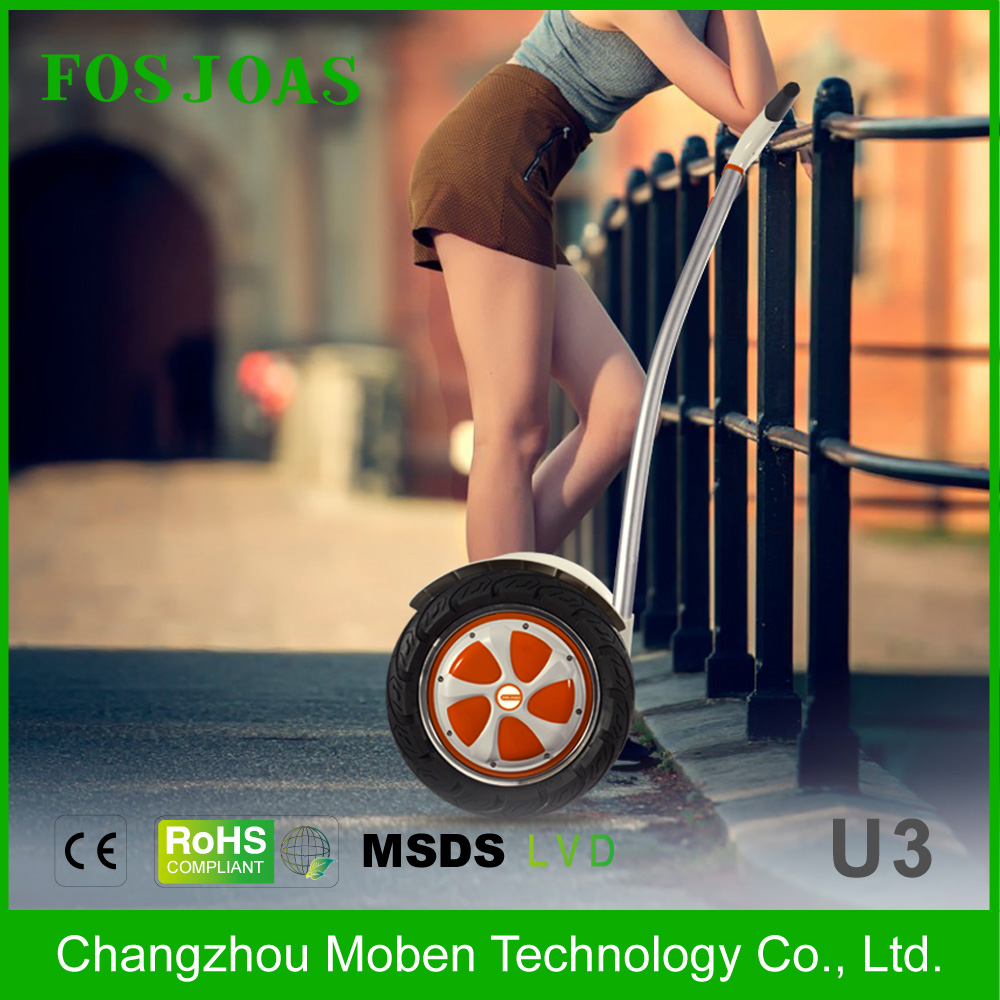 Changzhou factory Airwheel S3 Electric spare parts self balancing Scooter with handle bar bluetooth and TUV patent