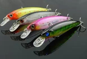 2014 110mm minnow fishing lures 500pcs japan fishing lures luminous hard plastic fishing lures 11CM 13.4G free shipping