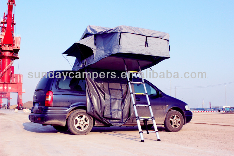 Road trip car roof top tent