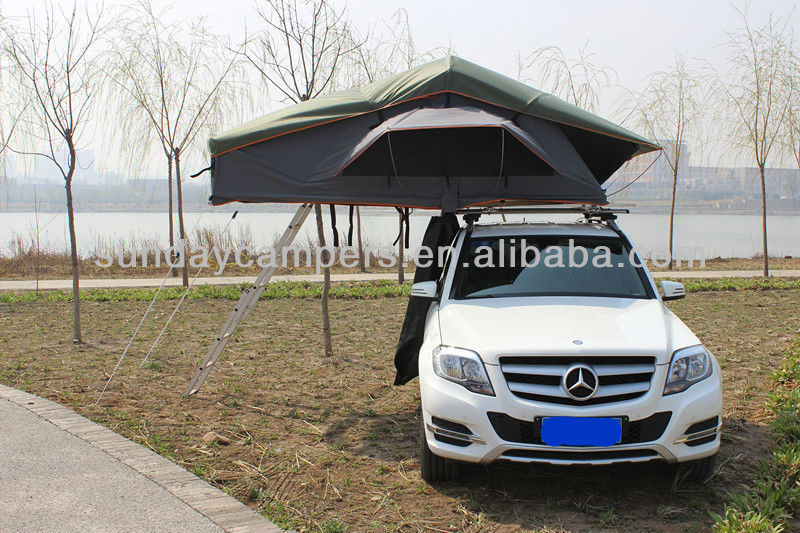 Unfoldable Car-Roof Tents