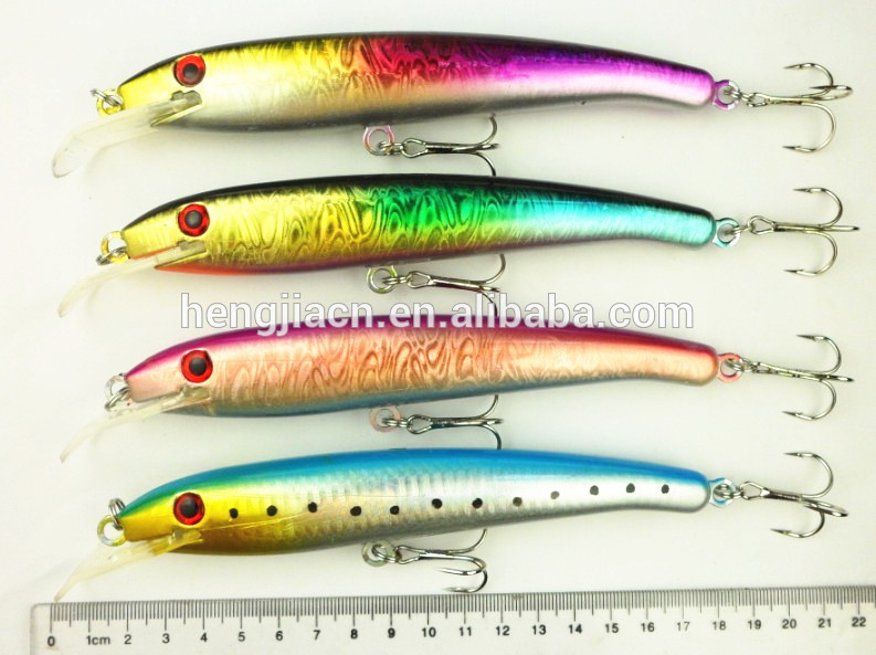 Wholesale 4 colors 26.3g 17cm Minnow Fishing lures/baits Plastic Hard baits Colorful Minnow 170mm Fishing Hard Plastic Lures