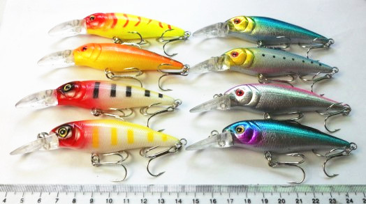 Wholesale 105mm Popular 800pcs Crankbaits 10.5CM 11.1G 4# hooks Hard Baits Plastic Lures Minnow Fishing lures Fishing tackle