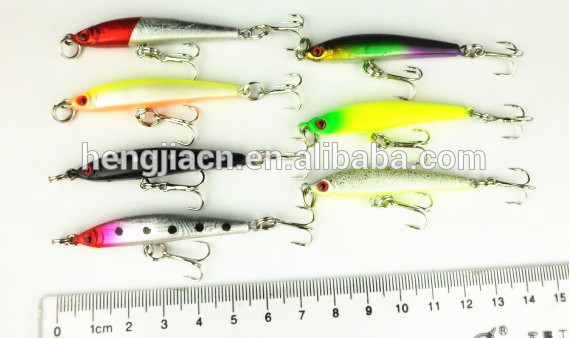 In stock 2000pcs 50mm Small bait artificial lure fresh water fishing hard 5CM 3.4G 10#HOOKS bass catfish fishing lure