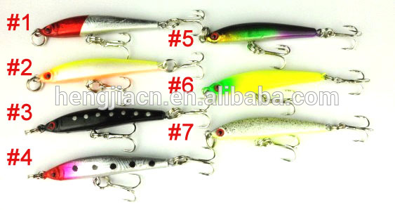 In stock 3500pcs 50mm Small bait artificial lure Full swimming layer fishing hard 5CM 3.4G 10#HOOKS bass catfish fishing lure