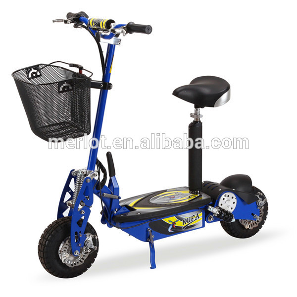 10'' wheel foldable modern electrical scooter with basket