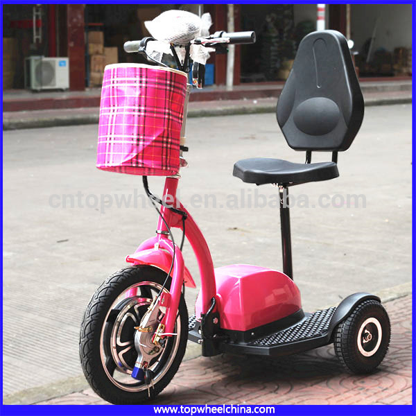 Professional 48V 500W Brushless Motor Adult China tricycle for handicapped electric scooter 3 wheel