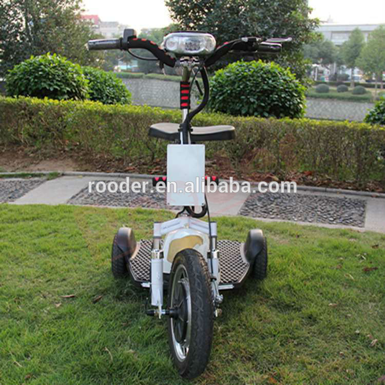 2015 China shenzhen best 3-wheel three / 3 wheel electric stand up mobility scooter car with seat for adults for sale