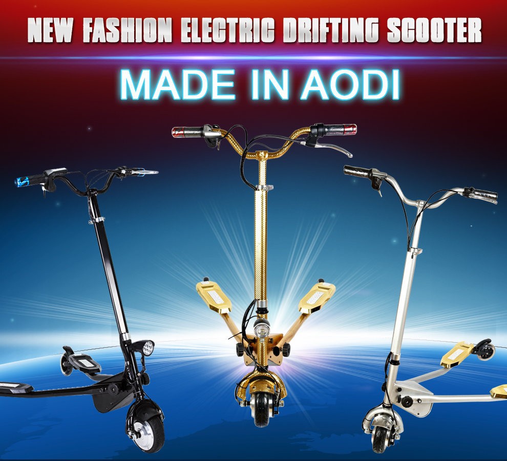 CE ,EN71 new fashion foldable adult electric scooter made in AODI