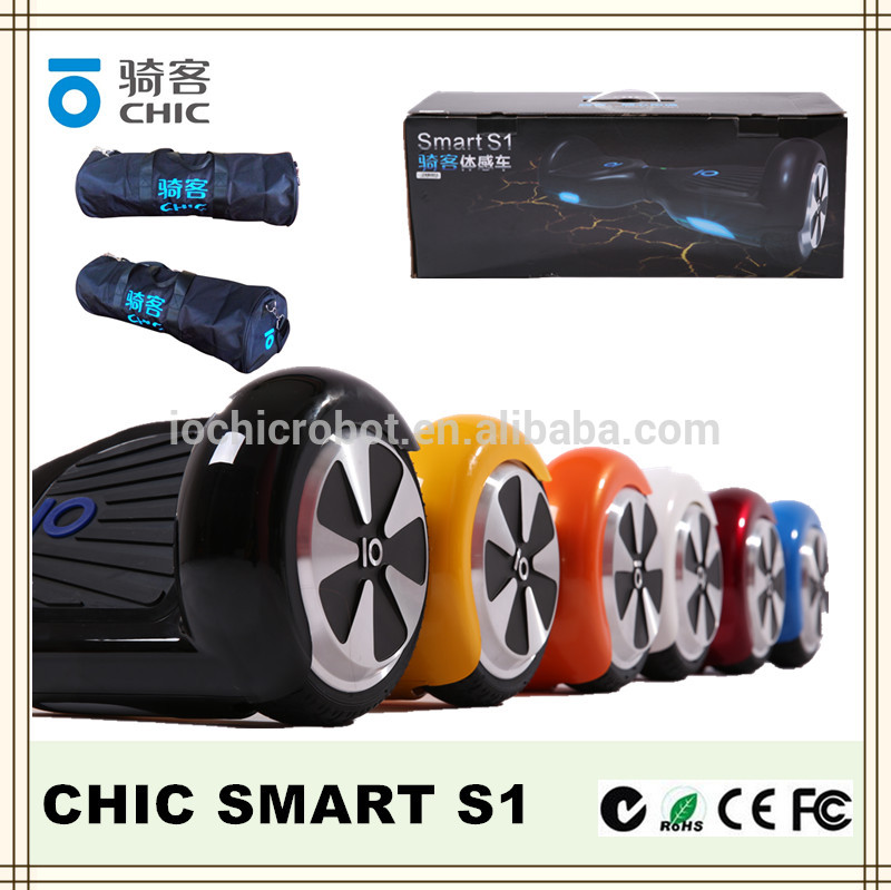 2016 new electric scooters self balancing two wheel smart balance electric scooter io chic smart s1 with CE/ROHS/FCC/C-TICK