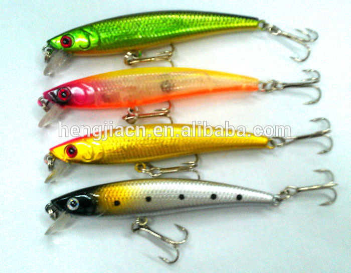 9.2cm 8.6g (MI071) wholesale Fishing Crankbait pencil Hard Bait Shallow Water Bass Walleye Crappie 92mm Minnow Fishing 500pcs