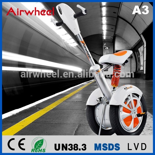 Unique Airwheel-A3 electrical power scooter with nice seat 18650 battery sony