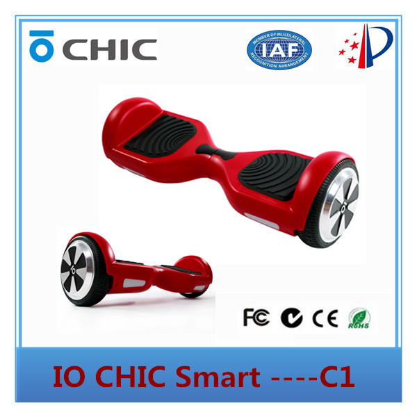 Hands free IO chic smart self balancing scooter Red CHIC SMART C1 electric scooter hoverboard