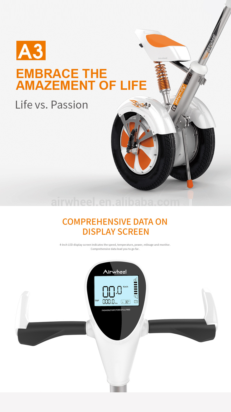 Eco ride Airwheel products A3 hot sell in 2016