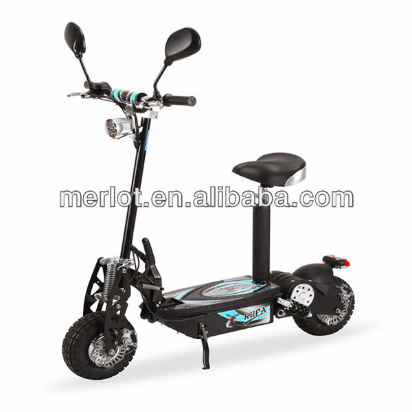 2 wheel 48v battery 1000w electric foldable scooter