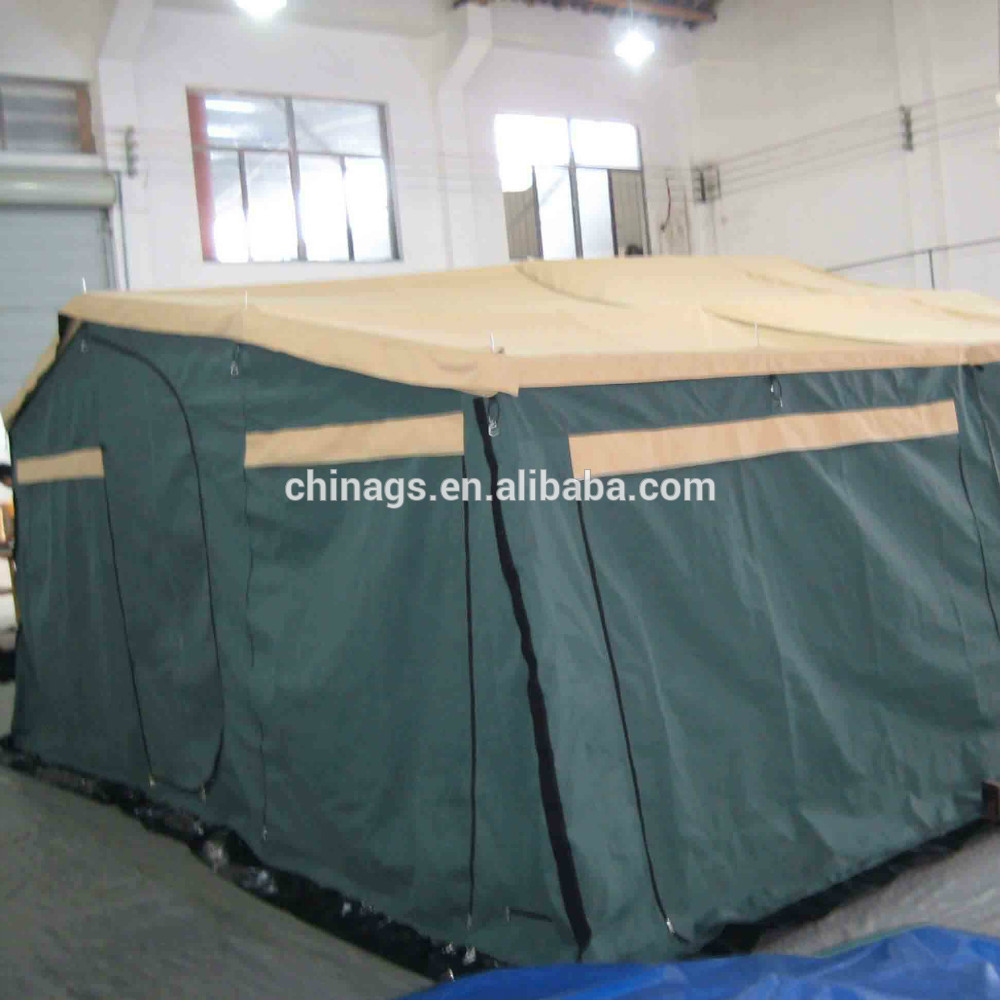 new wind resistant canvas camping tent