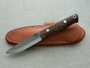 Bark River Bushcrafter II Fixed Blade Knife w/ CPM 3V Steel & Bocote Wood!