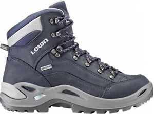 Original Lowa Ladies Trekking Shoes Renegade GTX Mid Ws All Terrain navy