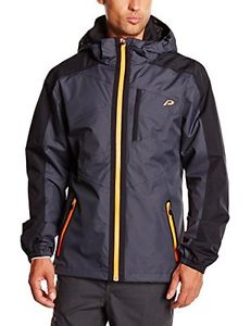 PROTECTIVE, Giacca a vento Uomo HIGH P RAIN JACKET, Nero (black), XL