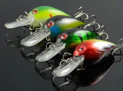 1500pcs hard plastic fishing lures new fishing lures tackle for 2014 crank fishing hook 73mm 7.3CM 10.1G free shipping