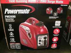 New Powermate Quiet Portable Inverter Gas Generator PM2000i 1600w  2000w Surge!