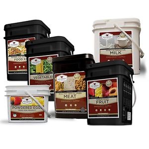 Wise GLUTEN FREE PREMIER Savings Package, 6 Buckets Emergency Food