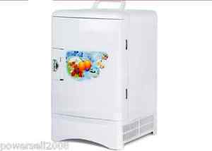 Portable White 15L Car Home Multi-purpose Mini Refrigerator Thermal Container