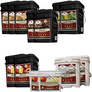 Wise GLUTEN FREE DELUXE Savings Package, 13 Buckets Emergency Food