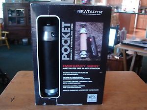 Katadyn Pocket Microfilter w/ Carbon Cartridge, Never Used, Emergency Series