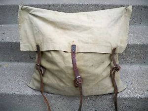 Vintage Gokey No 2 Duluth Canvas Camping Hiking Canoe Rucksack Day Pack Backpack