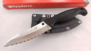 Spyderco Aqua Salt FB23SBK Knife - H1 Steel - Fully Serrated - DISCONTINUED