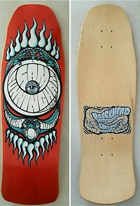 NOS Sam Cunningham Snake Eye Vintage Skateboard Deck  by Blockhead 1989 Acme