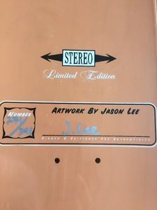 New Stereo Skate Deck Limited #271/391 signed by Jason Lee, 3 Americans Rare