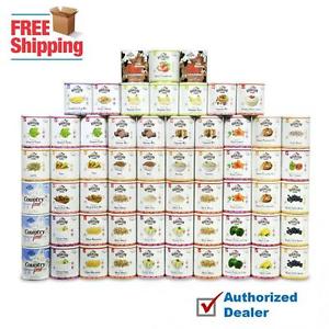 Augason Farms 3 MONTH 2 PERSON KIT 60 x #10 Cans, 2740 Servings, Emergency