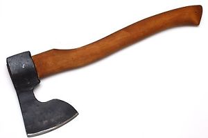 Russian AXE Handforged 1600g 54cm length 57-58HRC Hatchet Hardening Zone Oiled