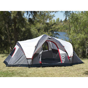 6 Person Tent Ample Camping Family Outdoors Quick Setup Polyester FREE SHIPPING