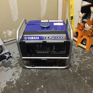 Yamaha Ef2800i Portable Inverter Rv Camping Generator 5hrs