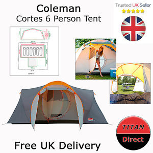 Coleman Cortes 6 Person Tent / Camping Tent / Camping Gear