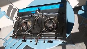 Vintage Optimus 55/155 kerosene double burner stove made in Sweden