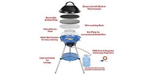 Campingaz Party Grill 600 - Easy to clean gas BBQ/Grill NEW Design for 2016