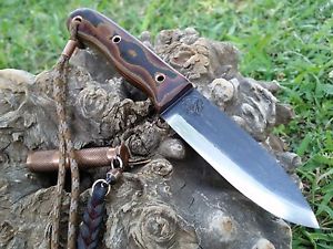 KRF Custom Bushcraft/survival/ Camping Knife Bushlore Design Made in USA!