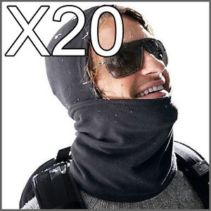 Fleeces Free Size Black Hiking Skiing Face Mask Balaclava Wholesale Lots 20 PCS